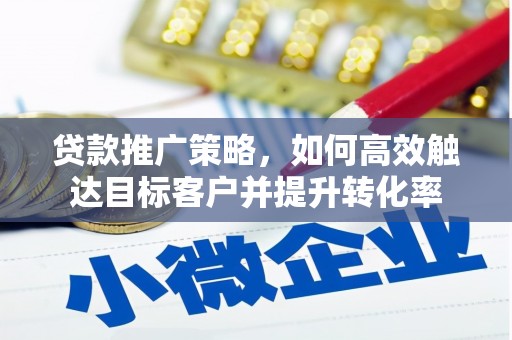 镇江贷款推广策略，如何高效触达目标客户并提升转化率