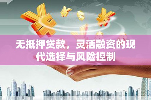 镇江无抵押贷款，灵活融资的现代选择与风险控制