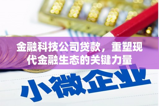镇江金融科技公司贷款，重塑现代金融生态的关键力量